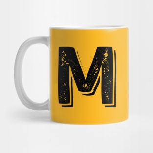 Capital Letter M Name Initial Monogram Mug